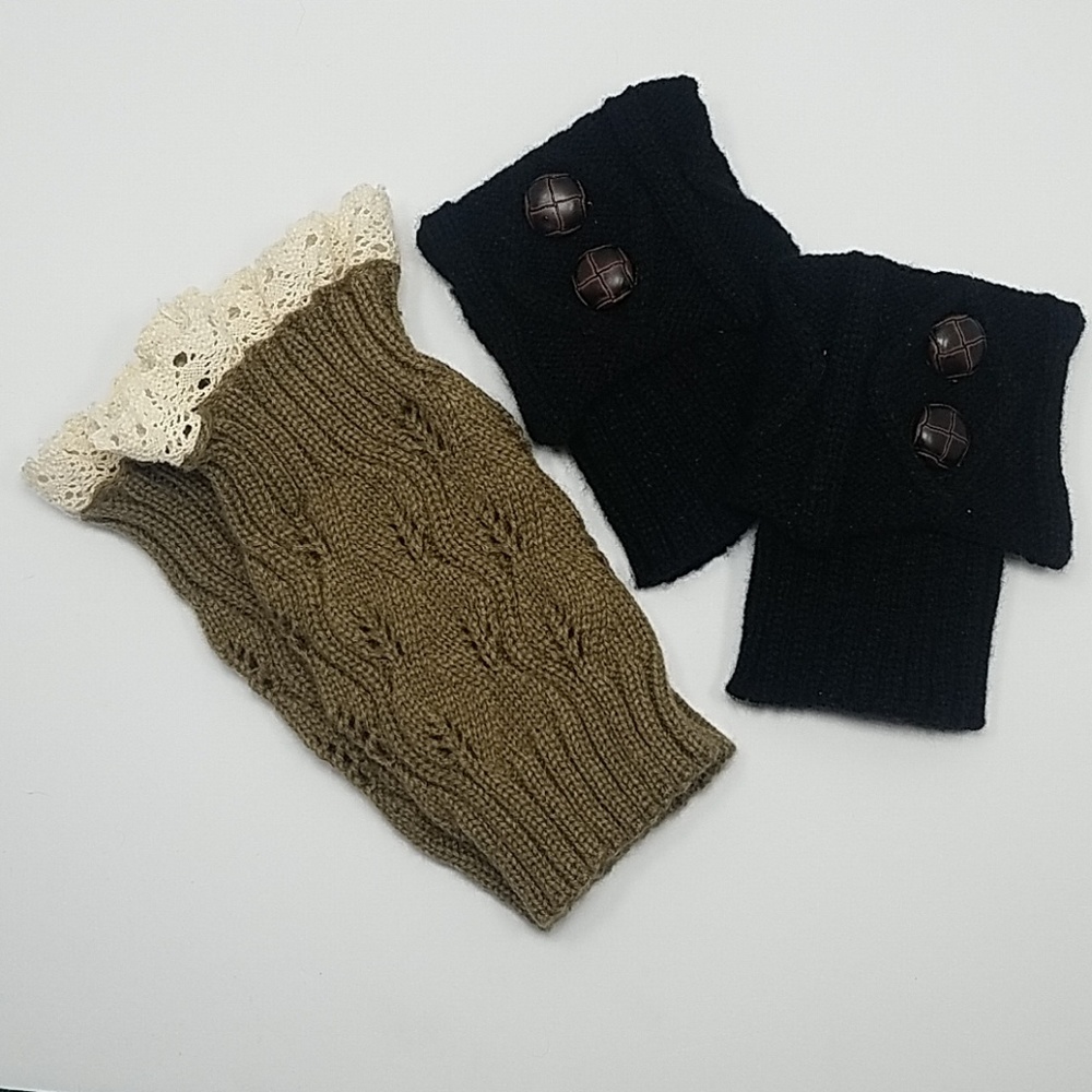 Two Pairs of Boot Cuffs